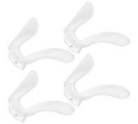 HOOWIFFY 4pcs Silicone Glasses Nose Pads Eyeglasses Nose Pad Cushions Non-slip Reduce Burden on Comfortable Fit for Glasses