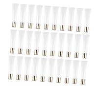 HOOWIFFY 50pcs Plastic Lip Balm Container 15ml Easy to Carry Lightweight Empty Squeeze Tubes for Women Can Be Put into Handbag Or Pocket