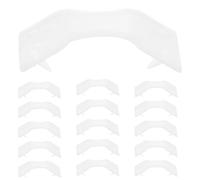 HOOWIFFY 50pcs Practical Bandage Clips White Plastic Small Elastic Bandage Clasp Portable Fixing Clips for Daily Life and Crepe Use