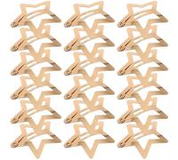 HOOWIFFY 50pcs Star-shaped Hair Clips Star Hairpins Alloy Non-slip Versatile Fashionable Chic Accessories for Party and Daily Wear Mini Charm Fashion Hair Clips