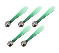 HOOWIFFY 5pcs Eye Cream Spoon Salon Beauty Stick Zinc Alloy Compact Portable Style Beautiful Eye Massage Tool and Promote for Skincare Routine