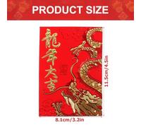 HOOWIFFY 60pcs Traditional Chinese Style Red Envelopes for Spring Festival with Mixed Designs Creative Lucky Money Packets for Year Gifts and Decorations Festival Red Packets