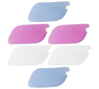 HOOWIFFY 6pcs Silicone Toothbrush Dust Caps Universal Toothbrush Covers for Travel and Household Use Portable Head Protectors in Light Blue Rose Red and White