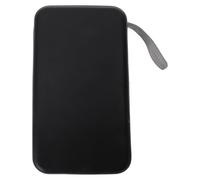HOOWIFFY 80-Slot CD Storage Bag, Anti-Pressure Hard Shell Disc Organizer, Protects from Scratches, Polyester Plastic Holder Pouch for Home and Car Storage