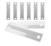 HOOWIFFY 8pcs High-visibility Rectangular Reflective Road Markers 180x40mm Acrylic Reflectors with Weatherproof Durability and Optimal Visual Guidance for Bridges and Highways