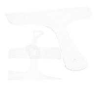 HOOWIFFY Acrylic Handle Templates Chopping Board Handle Stencils for Kitchen Cutting Boards 3pcs Easy-to-use Precise Cutouts, Reusable for Kitchen Utensils and Gadgets