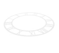 HOOWIFFY Acrylic Mirror Wall Clock with Roman Numerals, 3d Mirror Surface and Silver Finish, Resistant to Fading, for Home Decor and Wall Panel Decals