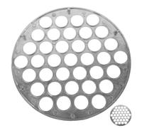 HOOWIFFY Alloy Dumpling Maker and Press Mold for Jumbo Dumplings and Ravioli Silver Manual Making Tool Suitable for Home and Restaurant Cooking