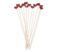 HOOWIFFY Aroma Bottle Accessories Heart Shape 12 Pack 7.87 Inch Reed Diffuser Sticks for Wedding Bedroom Office Aromatherapy