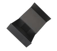 HOOWIFFY Black Industrial Cardboard Boxes with Lids for Small Business Packaging Presents and Birthdays, Foldable Design with Secure Closure, Elegant for Bridesmaid Proposal