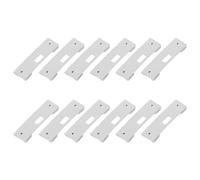 HOOWIFFY Blind Repair Vane Savers White Metal for 12pcs Vertical Blind Vane