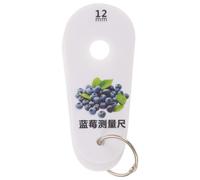 HOOWIFFY Blueberry Diameter Measuring Ruler Fruit Grading Tool Berry Gauge for Cherry and Blueberry Growers Farm Market Use