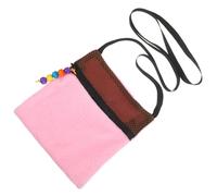 HOOWIFFY Breathable Small Animal Carrier Pouch for Hamsters and Chinchillas, Cotton Material with Shoulder Strap, Comfortable Design for Outdoor Travel and Going on A Picnic