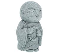 HOOWIFFY Buddha Statue Buddha Decor Bluestone Sand Retro Design Peaceful Ambiance Spiritual Significance Indoor Outdoor Decoration