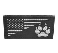 HOOWIFFY Dog Embroidered Nylon Patch for Vest Harness, Medium to Large Pet Training Patch, Sticky Strap Applique for Dog Collar and Harness Decoration