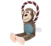 HOOWIFFY Dog Plush Cartoon Lion Chew Cloth Material Lasting Entertainment Fights Boredom Outdoor Training for Large and Medium Dogs