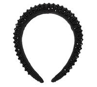 HOOWIFFY Elegant Embellished Headband with Crystal Rhinestones, for Weddings and Beach Occasions, Featuring A Non-Slip Design and Stunning Styling for Friends and Coworkers