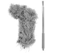 HOOWIFFY Extendable Design Cleaning Brush Bristle Gutter with Hard Foldable and Metal Handle, Special Bending Angle for Maintenance Roof and Guttering