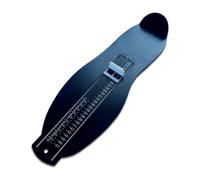 HOOWIFFY Foot Measuring Device for Black 2pcs Adult Plastic Foot Length Measuring Tool Accurate Shoe Size Measurement before Buying