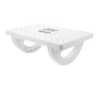 HOOWIFFY Footstool Foot Rest 15.7x11.8x5.1inch Multi-Functional Design Non-Slip Bottom Massage Surface Rocking Exercise for Work Desk Home Decor