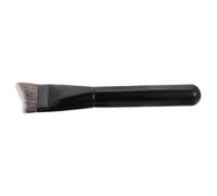 HOOWIFFY Foundation Brush Makeup Brush 7.5 Inch Professional Curved Design Wooden Handle Artificial Fiber Fits Face Shape for Makeup Artists and Stylists in Photo Studios