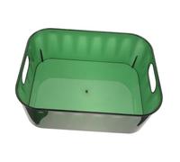 HOOWIFFY Green Desk Organizer Storage Basket for Makeup and Cosmetics Pet Material Small Storage Bin for Better Planning and Utilization of Desk Space for Shelf