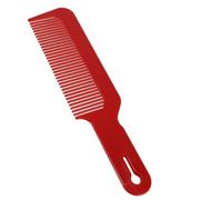 HOOWIFFY Hairdressing Comb Easy to Carry Plastic Arc-shaped 3pcs Anti-static Red Styling Comb Won't Hurt Hair for Hair Salons