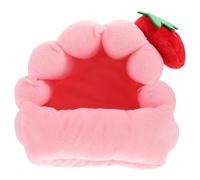 HOOWIFFY Hamster Warm Bed Plush Small Pet Cotton Nest Lovely Shape and Light Weight Provides Safe and Funny Harbor for Hamsters in Pet Cage