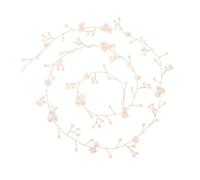 HOOWIFFY Handmade Golden Alloy Material Hair Chain Hair Decoration with Pearl Shell Flowers High Polished Finish, Can be Worn a Variety of Ways for Women for Birthdays and Honeymoons