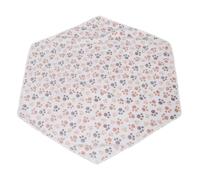 HOOWIFFY Hexagon Reusable Puppy Playpen Pad Made of Comfortable Coral Fleece for Pets, Washable and Soft Pet Playpen Bottom Mat Suitable for Winter Crate and Puppy Training
