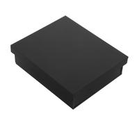 HOOWIFFY Laboratory Incubation Box Chemical Resistant and Space Efficient Design 4 Separate Compartments with Lid 73ml Capacity, Black Acrylic Material for Sample and Western Strips