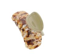 HOOWIFFY Large Plastic Hair Claw Clip for Women with No Slip Grip and Secure Hold, Rectangle Shape, Elegant French Style, for Minimalist Outfits and Active Women