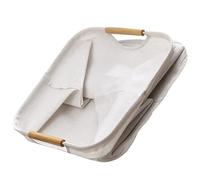 HOOWIFFY Laundry Hamper Basket Multi-purpose Large Capacity Foldable with Oxford Fabric and Iron Wire Frame, Space Saving Clothes Storage Basket for Bedroom and Bathroom Organizing