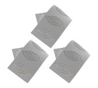 HOOWIFFY Leaf Shaped Silicone Mold 3Pcs for Fondant and Gum Paste Cake Decoration Precise Texture and Versatile Baking Use