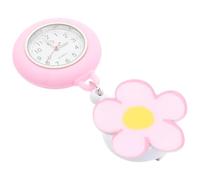 HOOWIFFY Lovely Clip-on Watch for Nurses with Cartoon Pattern Design, Large Dial, and Luminous Feature, Portable Quartz Pocket Watch for Professionals and Newly Qualified Nurse Gift