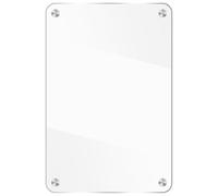 HOOWIFFY Magnetic Acrylic Dry Erase Board 20x30cm Blank Planner for Fridge Message Memo Organizer Suitable for Home Office Kitchen Use