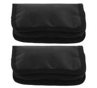 HOOWIFFY Medicine Organizer Carrying Case Compact and Wear-Resistant 2pcs with 420dpvc Material and Zinc Alloy Zipper Puller for Pills and Medicine Meter Fits into Backpacks and Handbags