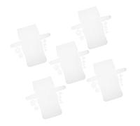 HOOWIFFY Mesh Canvas Sheets and Reliable Plastic Material Plastic 5pcs White with Light Transmission for Purse Making Templates for On-the-go Crafting and Crochet Projects