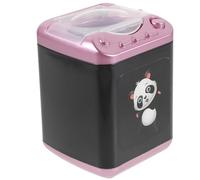 HOOWIFFY Mini Washing Machine Electric Makeup Brush Cleaner Machine Dryer Function Plastic Cute Style for Cosmetic Tools and Makeup Brush Cleaning at Home 2 X Aaa Batteries Not Included