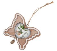 HOOWIFFY Miniature Picture Frame Photo Frame Ornament Butterfly Shape Unfinished Design Wood Lightweight Blank Surface for Decorating for Classroom Projects and Mini House Decor