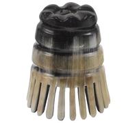 HOOWIFFY Natural Ox Horn Massage Comb for Scalp and Body with Meridian-Focused Structure, Lightweight Ergonomic Design to Fatigue, for Entire Family and Women Relaxation