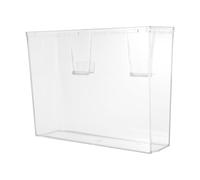 HOOWIFFY Negative Pressure Aquarium Fish Tank - 10.3x7.9x3.8'' Clear Plastic Fish Elevator for Betta, Auto Water Refilling, Level Maintenance External Suspended Space Expansion