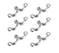 HOOWIFFY Parrot Foot Parrot Leg Stainless Steel Lightweight 6pcs Rust Resistant with Foot Opening Clip for Outdoor Bird Training