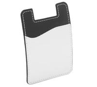 HOOWIFFY Phone Card Holder Adhesive Back Sticker Sublimation Mobile Phone Wallet Credit Card Case Pocket for Smartphone Compatible with Models