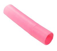 HOOWIFFY Pink Plastic Hamster Tunnel Exercising Training Tube Lightweight Foldable Small Animal Easy to Carry for Rest and Bed Nest