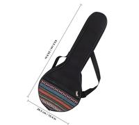 HOOWIFFY Portable Banjo Case for 4-string Banjo with Adjustable Shoulder Strap Comfortable Inner Lining and Cotton Cushion Suitable for Men and Women