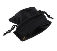 HOOWIFFY Portable Black Velvet Tarot Cards Storage Bag with Drawstring Closure Easy to Carry and Sturdy Tarot Card Holder and Jewelry Organiser