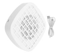 HOOWIFFY Portable Nail Dust Collector Vacuum with Reusable Filter Silent Mini Nail Dust Extractor for Acrylic Gel Manicure White