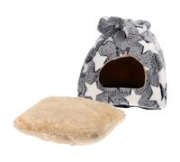 HOOWIFFY Portable Sponge Hamster Hut Bed Providing Breathable Comfort and Good Rest for Small Pets like Rabbits, Guinea Pig Hideout That Can Be Placed on The Floor