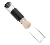 HOOWIFFY Refillable Powder Foundation Highlighter Brush Makeup Powder Brush 4.40x0.98x0.98in Portable Design Comfortable Soft for Friends and Family Who Love Makeup Anytime Anywhere Travel